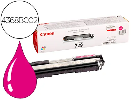 Toner canon 729m i-sensys lbp7010c/lbp7018c couleur magenta 1000p