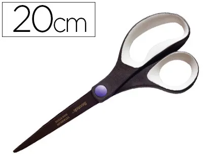 Ciseaux scotch titane 200mm lames titane sans à-coups anneaux soft touch assortis garantie à vie