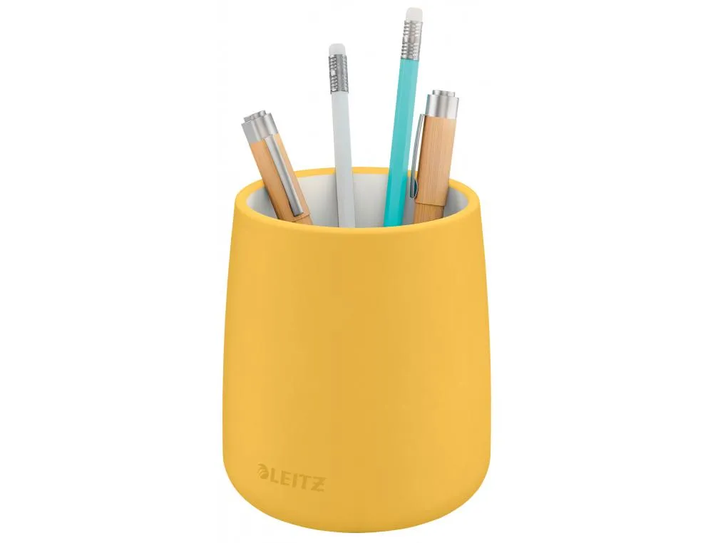 Pot a crayons leitz cosy jaunepot a crayons - leitz cosy - jaune