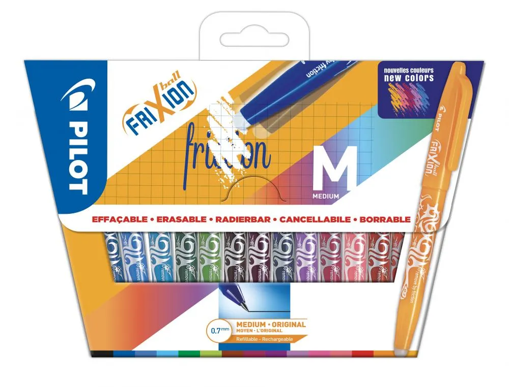 Roller frixion ball p/15 anniv roller thermosensible - pilot frixion ball - pochette anniversaire 15 ans