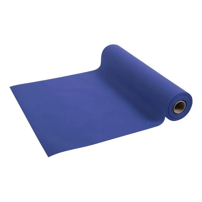 Nappe tête à tête - 40 x 120 cm - Bleu marine PRONAPPE Rouleau de 24 M