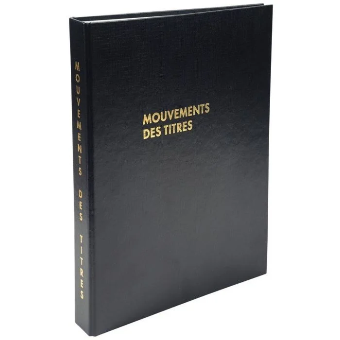 Registre Mouvements de Titres et Fiches Actionnaires EXACOMPTA 591E