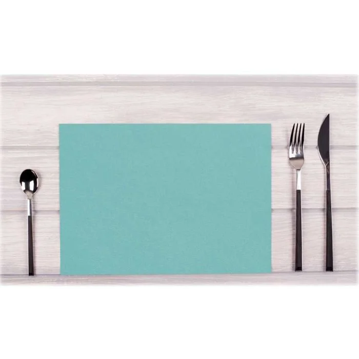 Lot de 100 Sets de Table non tissés - Vert d'Eau PRONAPPE