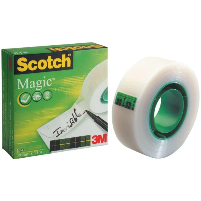 Ruban adhésif Magic 810 - 12 mm x 33 m SCOTCH