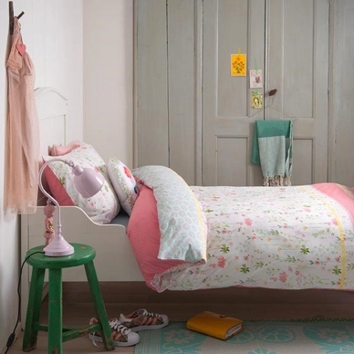 Parure de Lit Room Seven Sea of Flowers Rose Coton