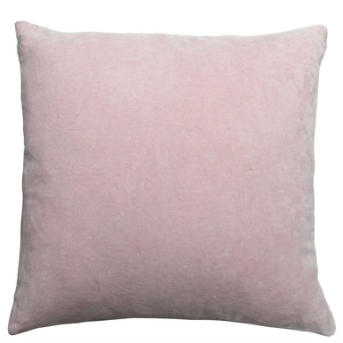 Coussin Essenza Senn Uni Rose Coton (45 x 45 cm)