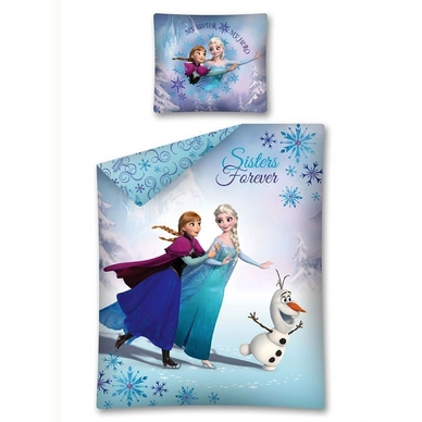 Housse de Couette Reine des Neiges Frozen Sisters Forever Coton