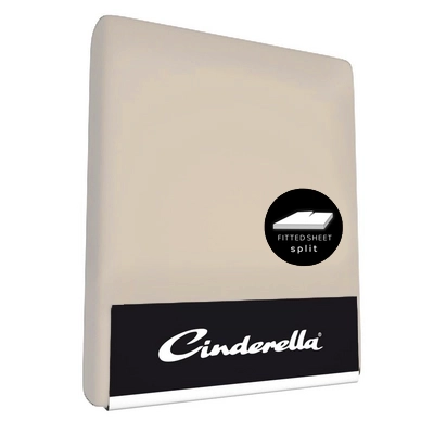 Drap-Housse Surmatelas Scission Cinderella Taupe (Satin)