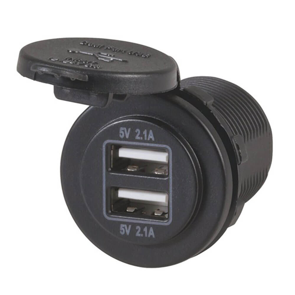 Prise de ports de charge USB à double usb facile (2x2.1a)