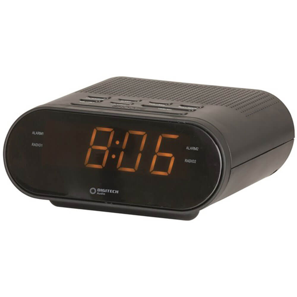 Réveil d'alarme à LED portable compact 240V avec radio AM / FM