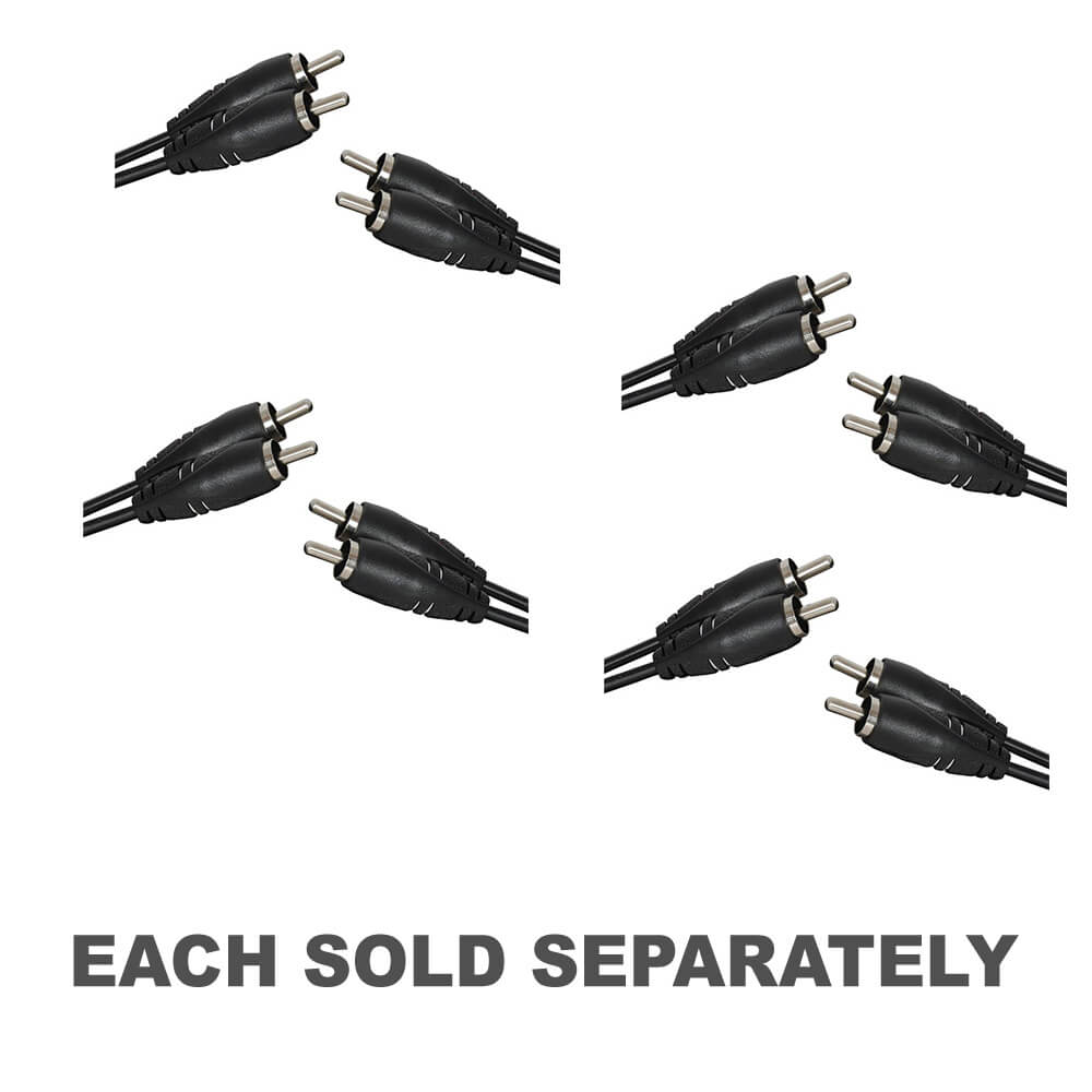 2 X RCA Bouchs à 2 X RCA Franchs Câble audio