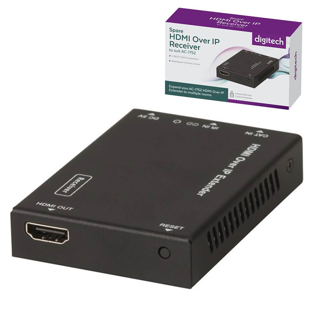 HDMI sur le récepteur IP Extender (pour convenir à AC1752)