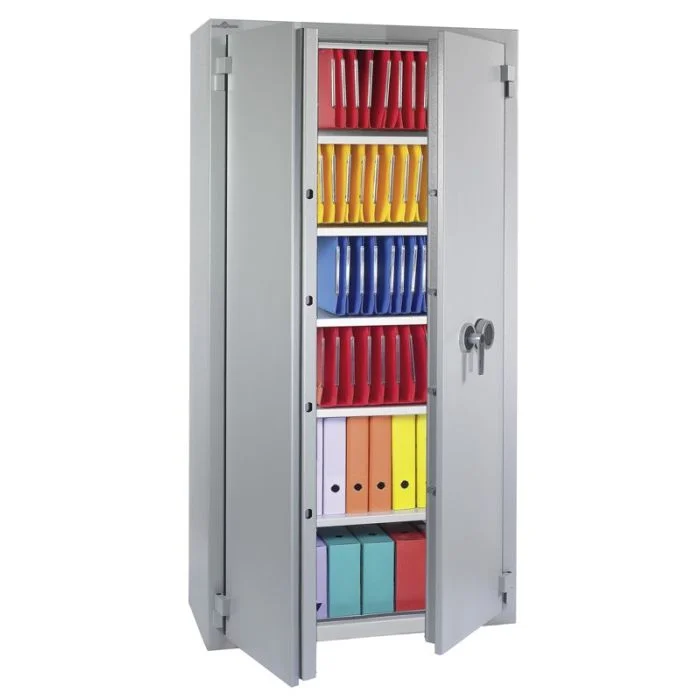 Armoire forte anti-feu - Serrure à clé et à tubes compteurs - 820 L HARTMANN Super Protect