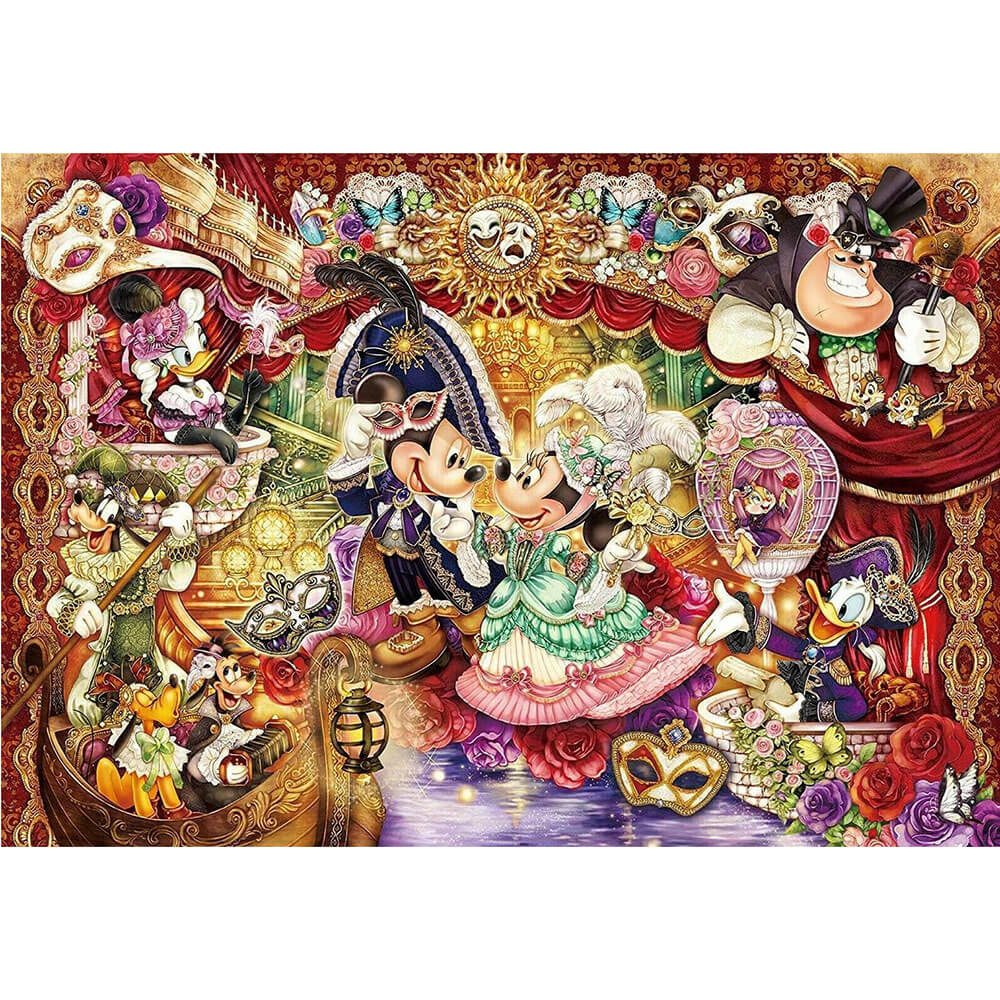 Magnifique puzzle d'invitation de mascarade (1 000 pièces)