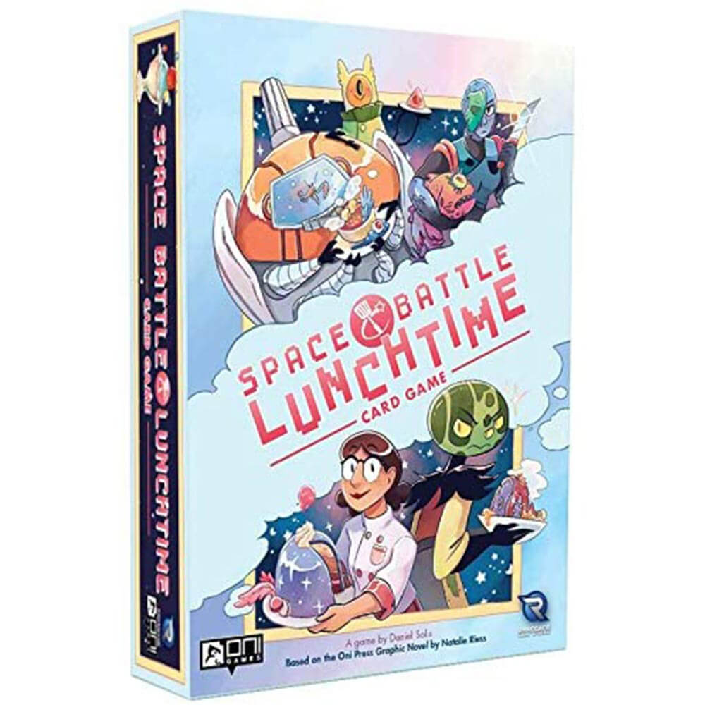 Jeu de cartes de lunch à la bataille spatiale