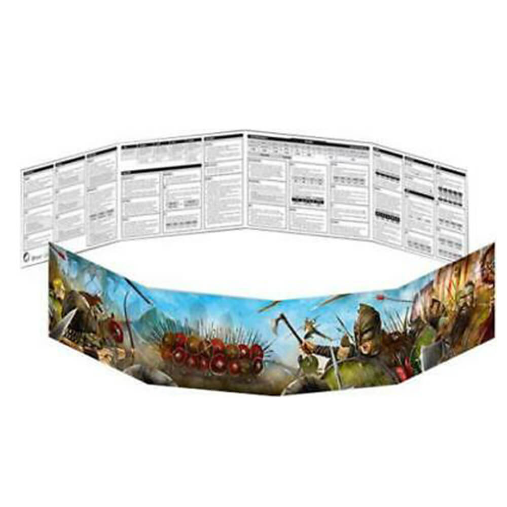 L'écran des maîtres du jeu des épilogues du RPG de la mer du Nord