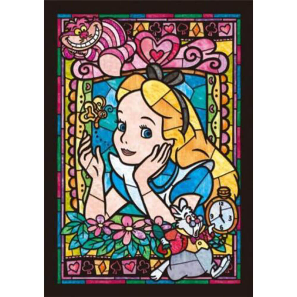 Tenyo Disney Alice au pays des merveilles Alice Glass Puzzle (266)