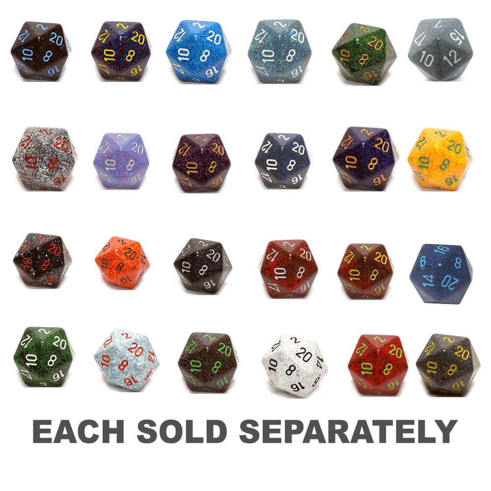 D20 Dice moucheté (34 mm)