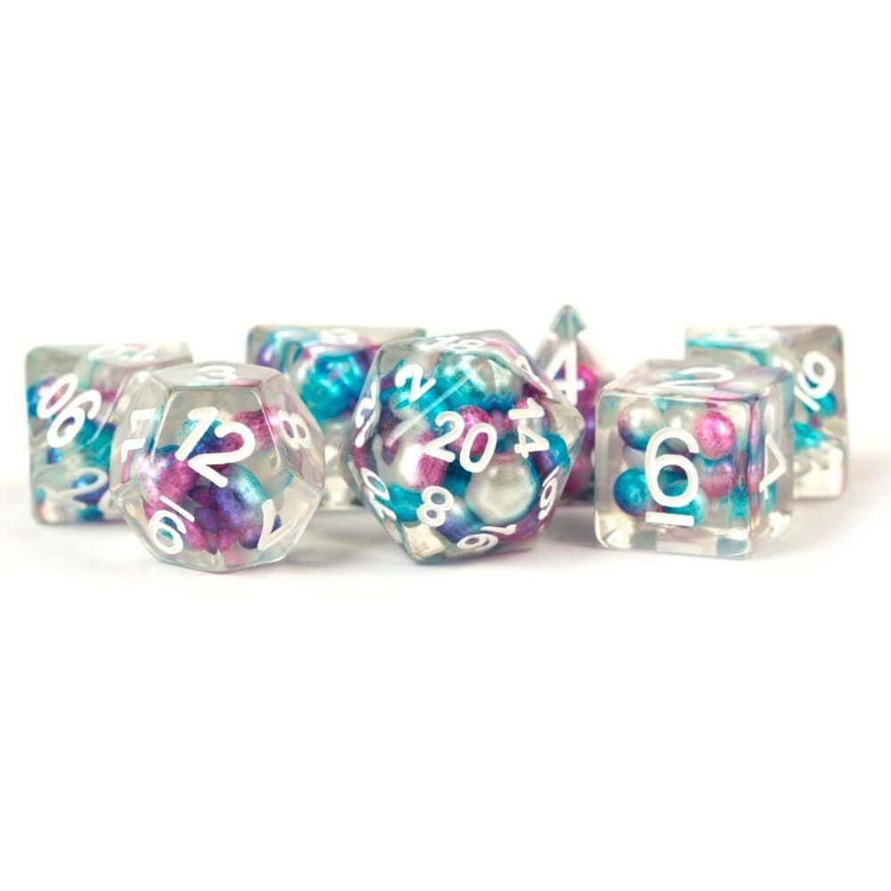 Resin Pearl Poly Dice Set 16 mm