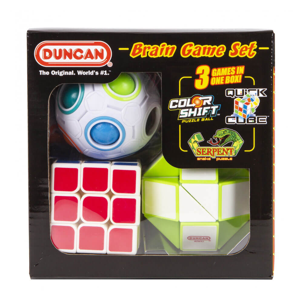 Duncan Brain Game Set (Shift, Cube rapide et serpent)