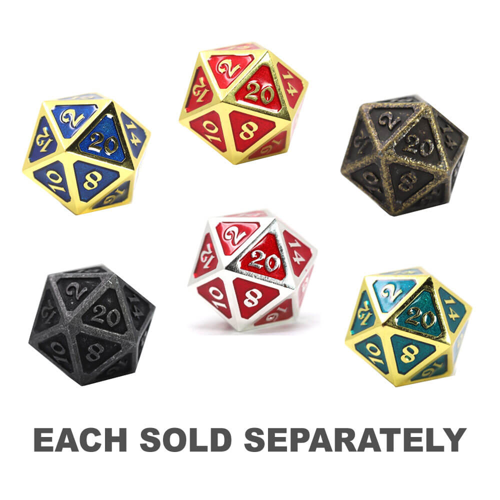 D20 Dice Metal Mythica (célibataire)