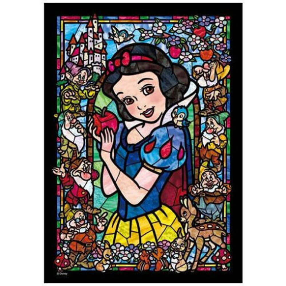 Tenyo Disney Snow White et les 7 nains en verre Puzzle (266)