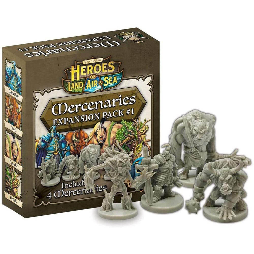 Heroes of Land, Air & Sea Mercenary Pack 1 jeu de société