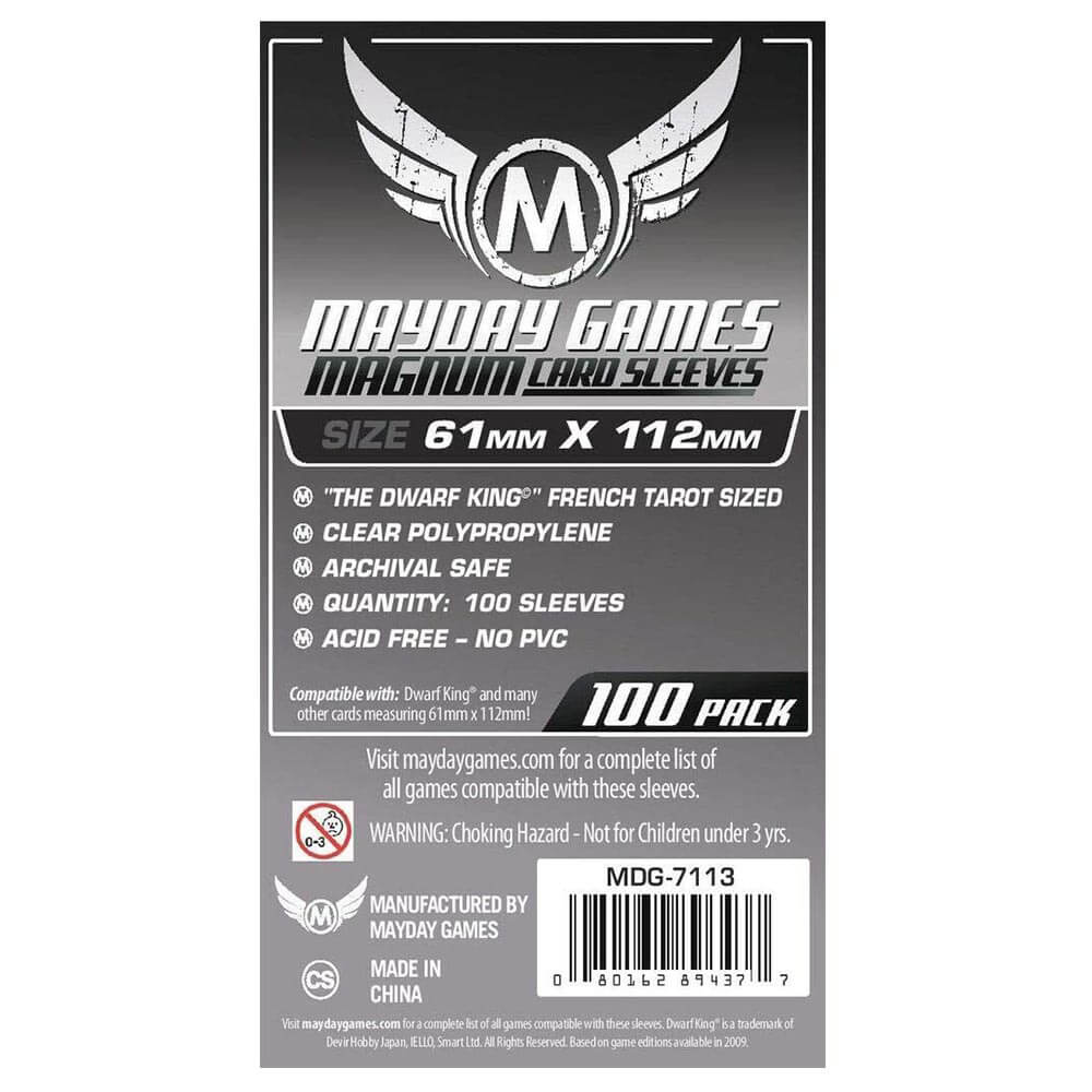Mayday Magnum Platinum Card Sleeve (61 x 112 mm)