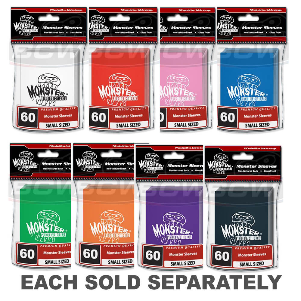 BCW Monster Deck Protecteurs SML avec logo (60)