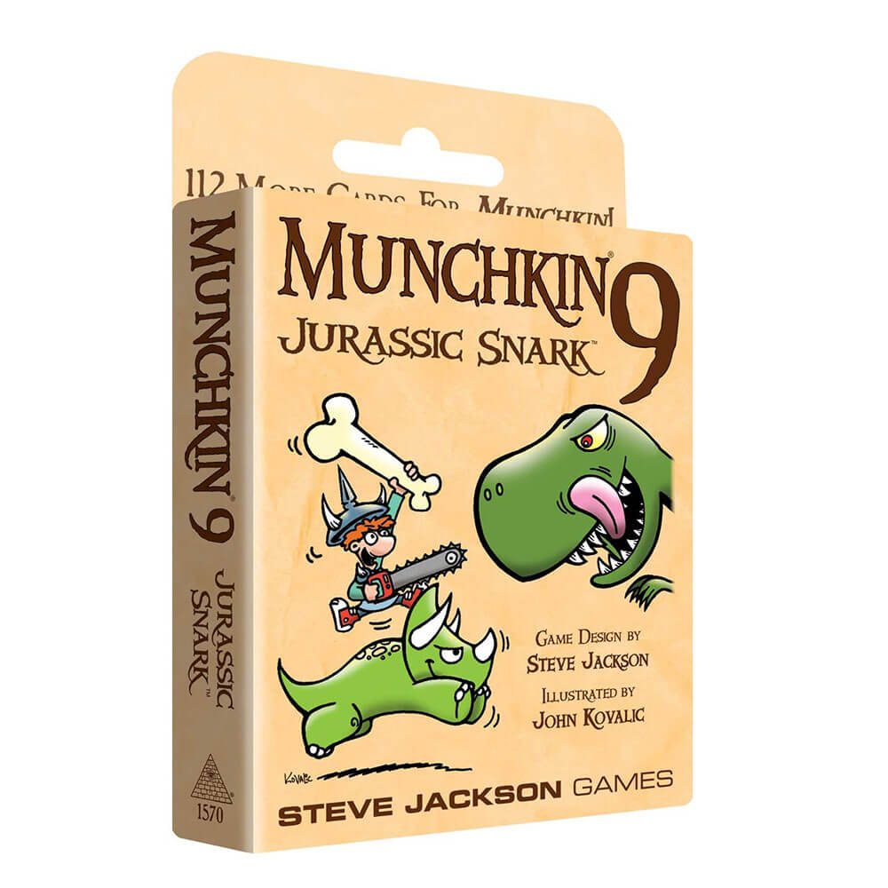 Game de conseil de snark Munchkin 9 Jurassic