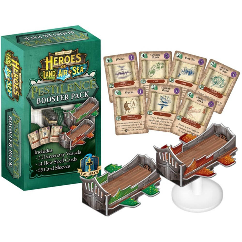 Heroes of Land, Air & Sea Pestilence Booster Pack Board Board Game