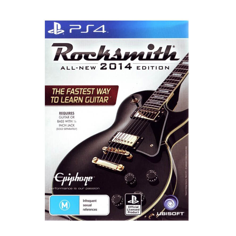 PS4 Rocksmith 2014 avec un vrai câble de tonalité