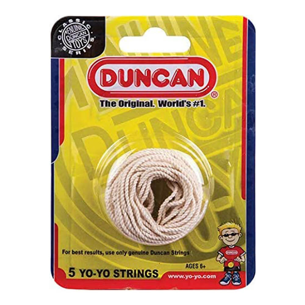 Duncan Yo Yo Strings 5 Pack White (100% coton)