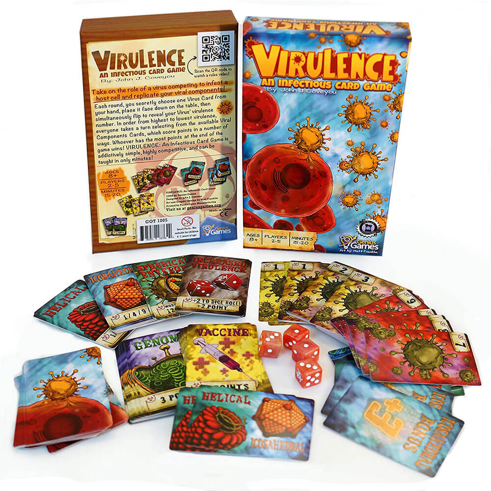 Virulence un jeu de cartes d'infections