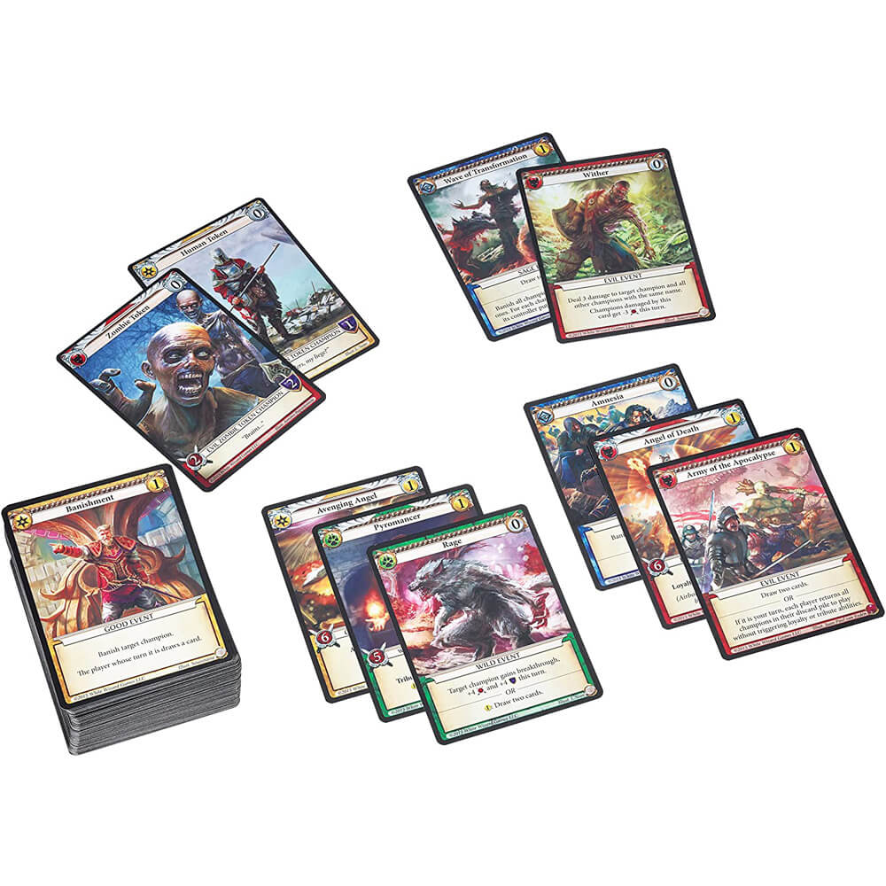 Jeu de carte de set de base épique