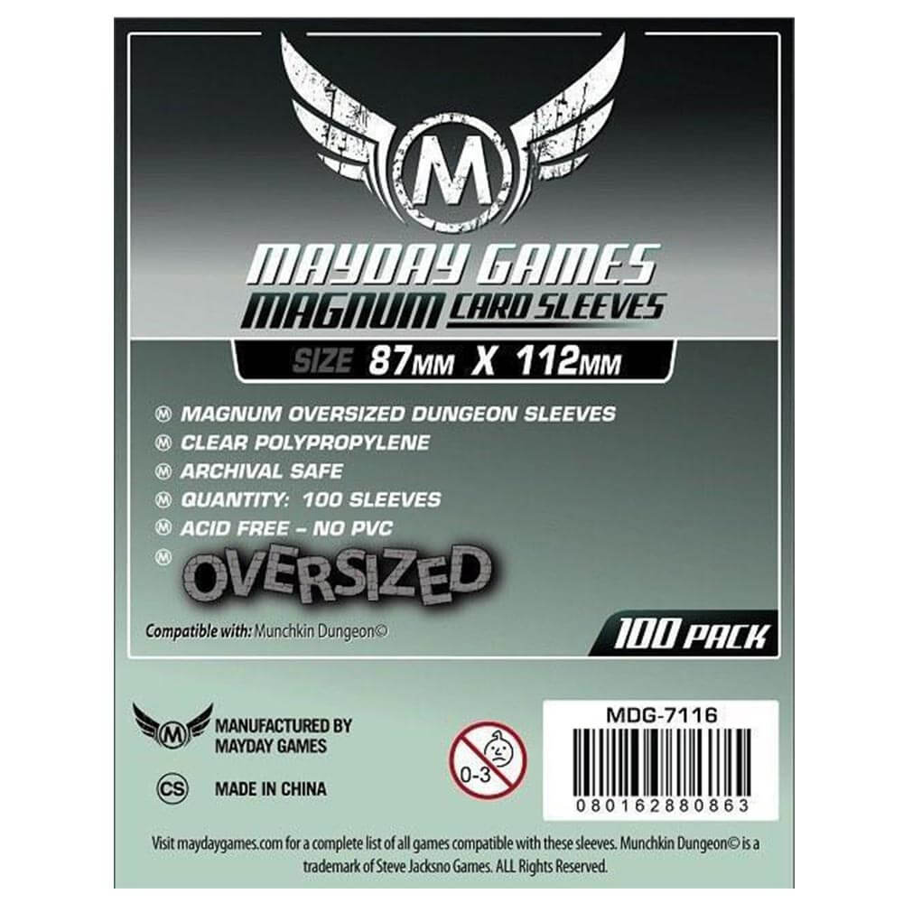 Mayday Magnum surdimensionné des manches de donjon (87 x 112 mm)