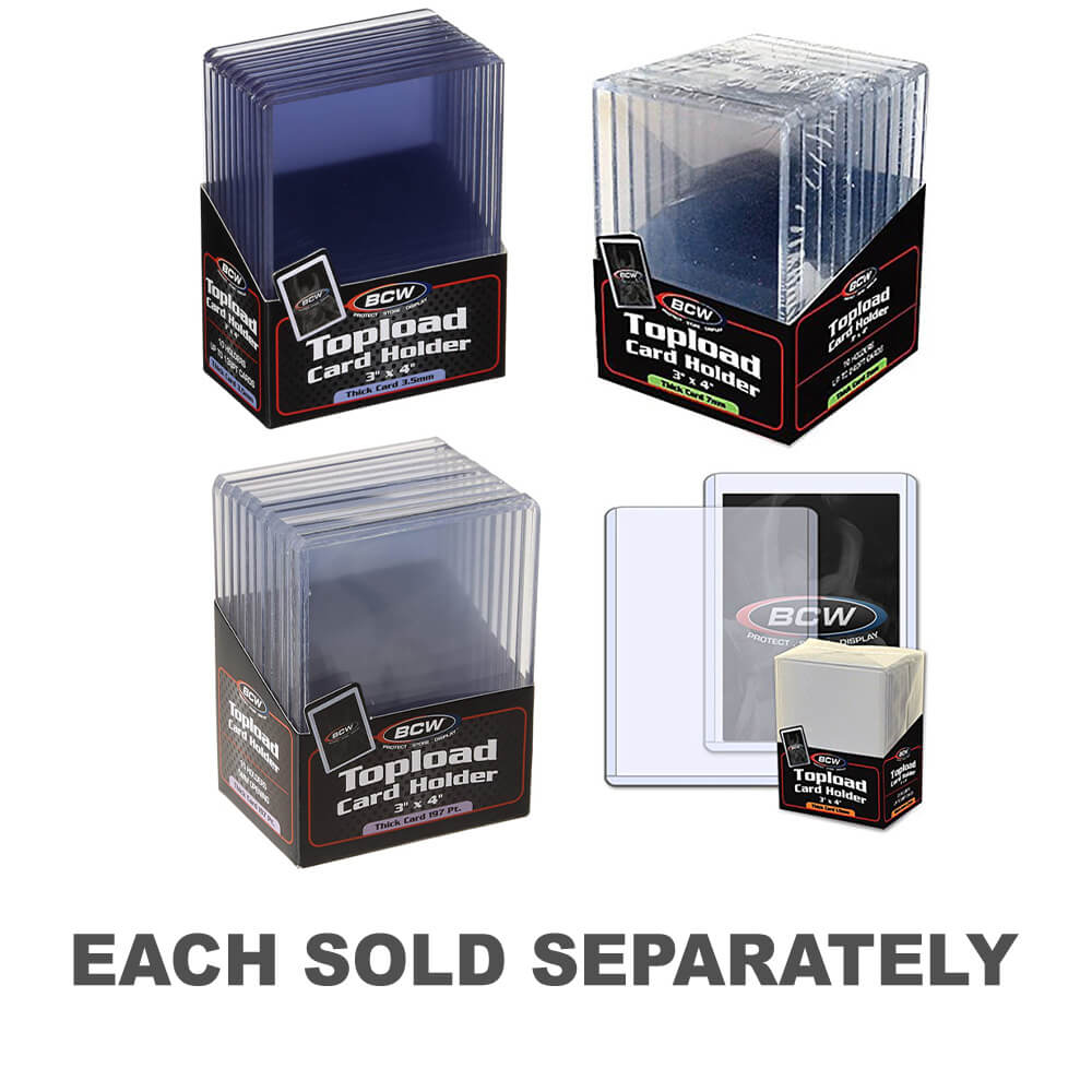 Support de carte BCW TopLoad épais (3 "x 4")
