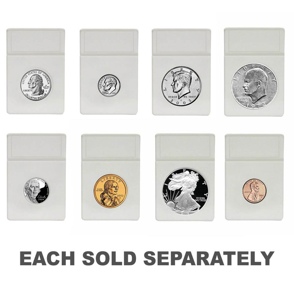 Inserts de dalle d'affichage de la monnaie BCW