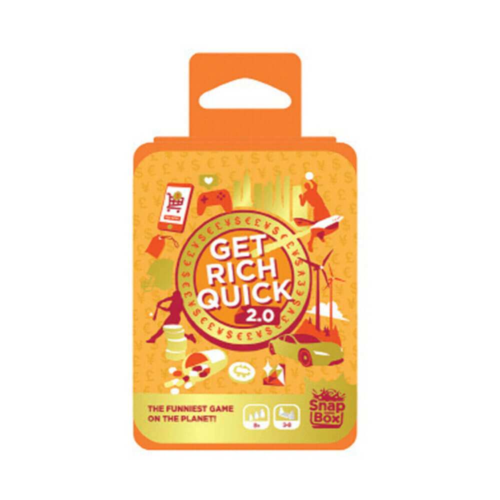 Snapbox Get Rich Quick Card Game (3 dans SnapBox Assortiment)