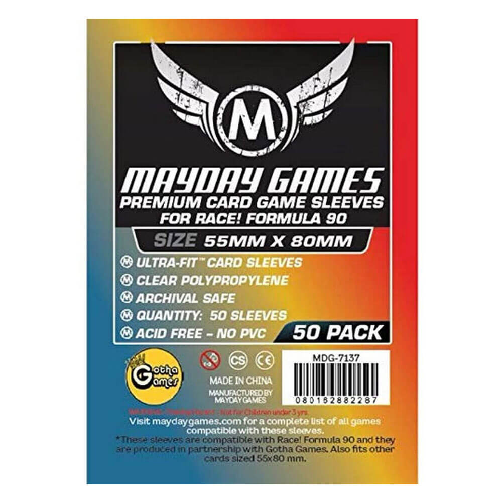 Mayday: 50 Race premium! Garnières de cartes de formule 90