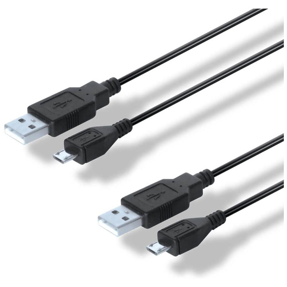 XB1 Dreamgear Charge & Play Duo Cable Pack (noir)