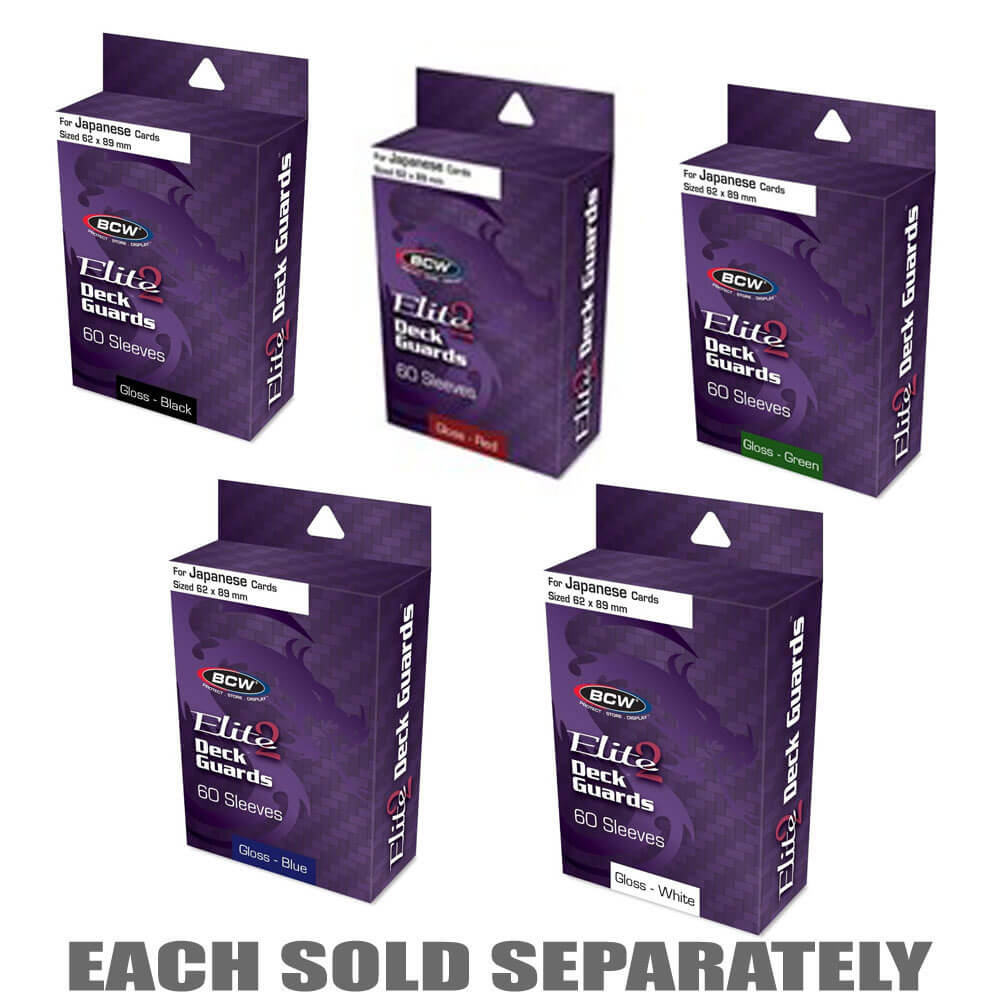 BCW Deck Guard Small Elite2 (62 mmx82 mm / 60 manches)