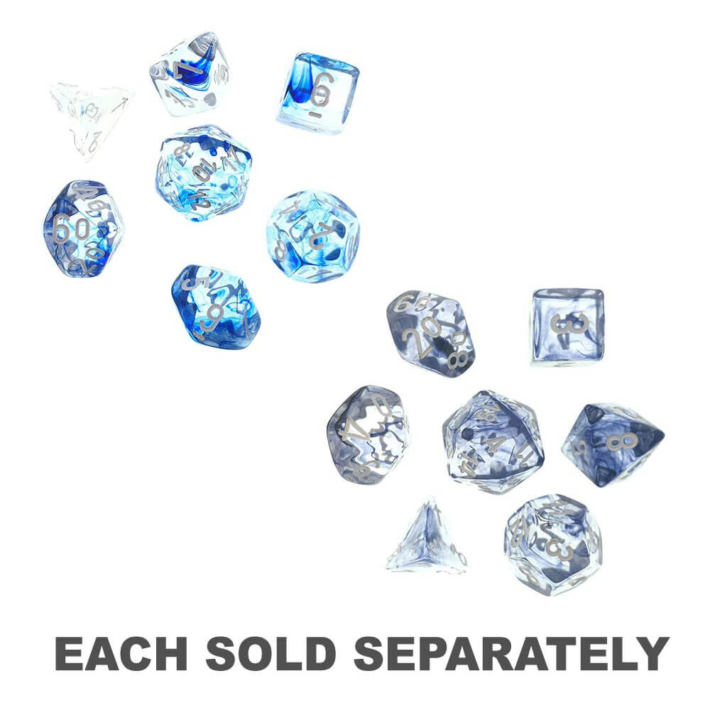 D7 Die Set Dice Nébuleux polyédrique (7 dés)