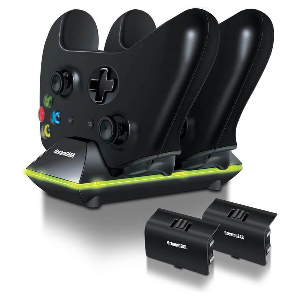 XB1 Dreamgear Dual Charge Dock Elite Compatible (noir)