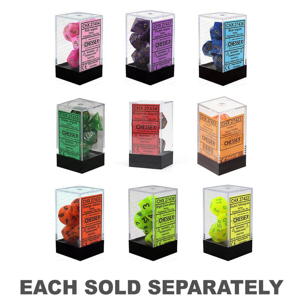 D7 DI SET DICE Vortex Poly (7 dés)