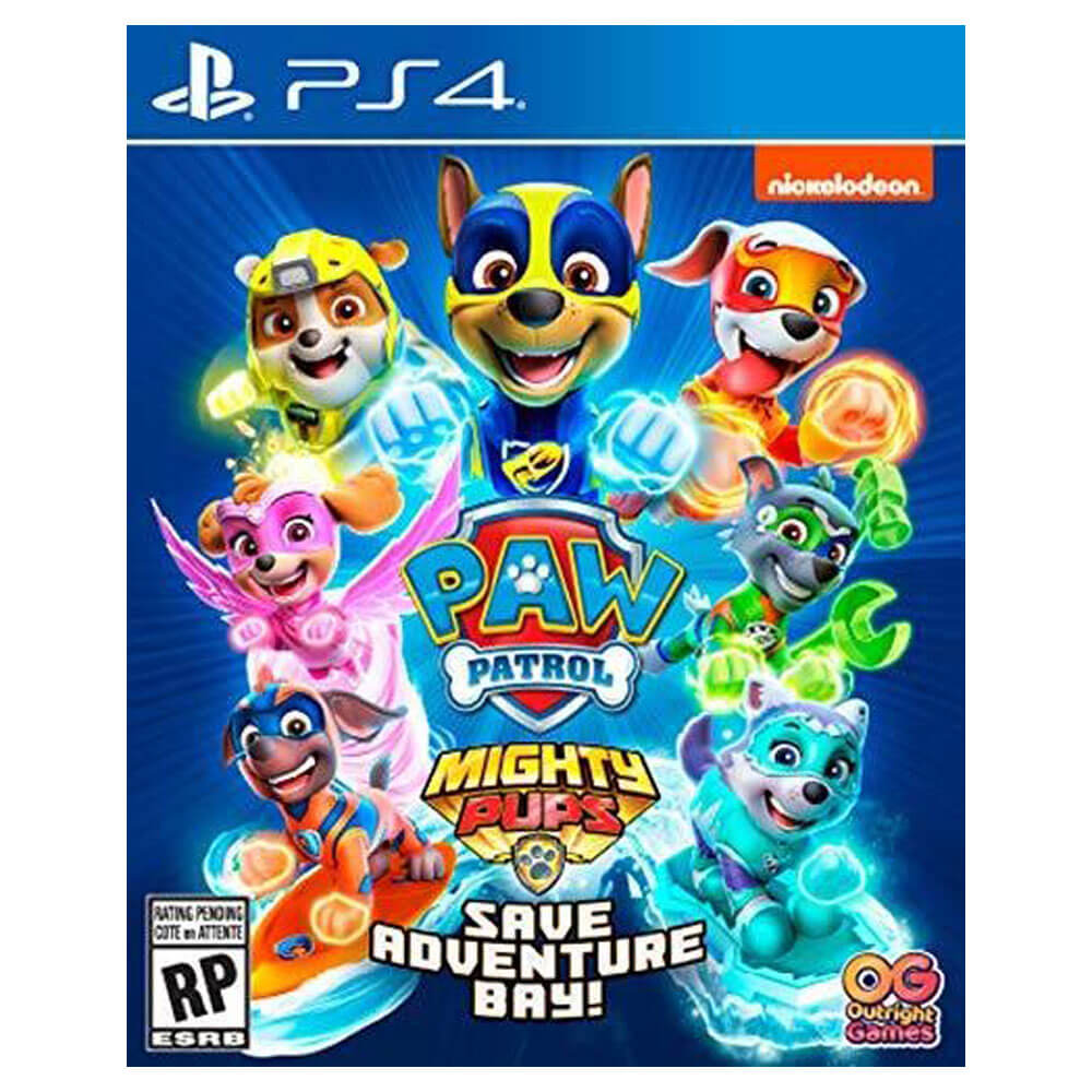 PS4 PAW Patrol: Mighty Pups Save Adventure Bay! Jeu vidéo