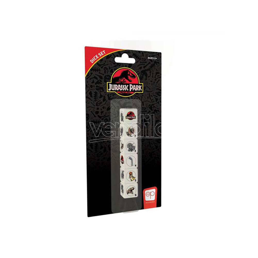 Ensemble de dés Jurassic Park