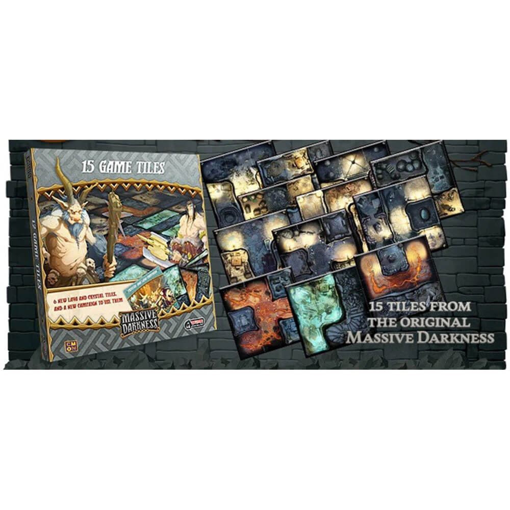 Ensemble de carreaux originaux d'obscurité massive