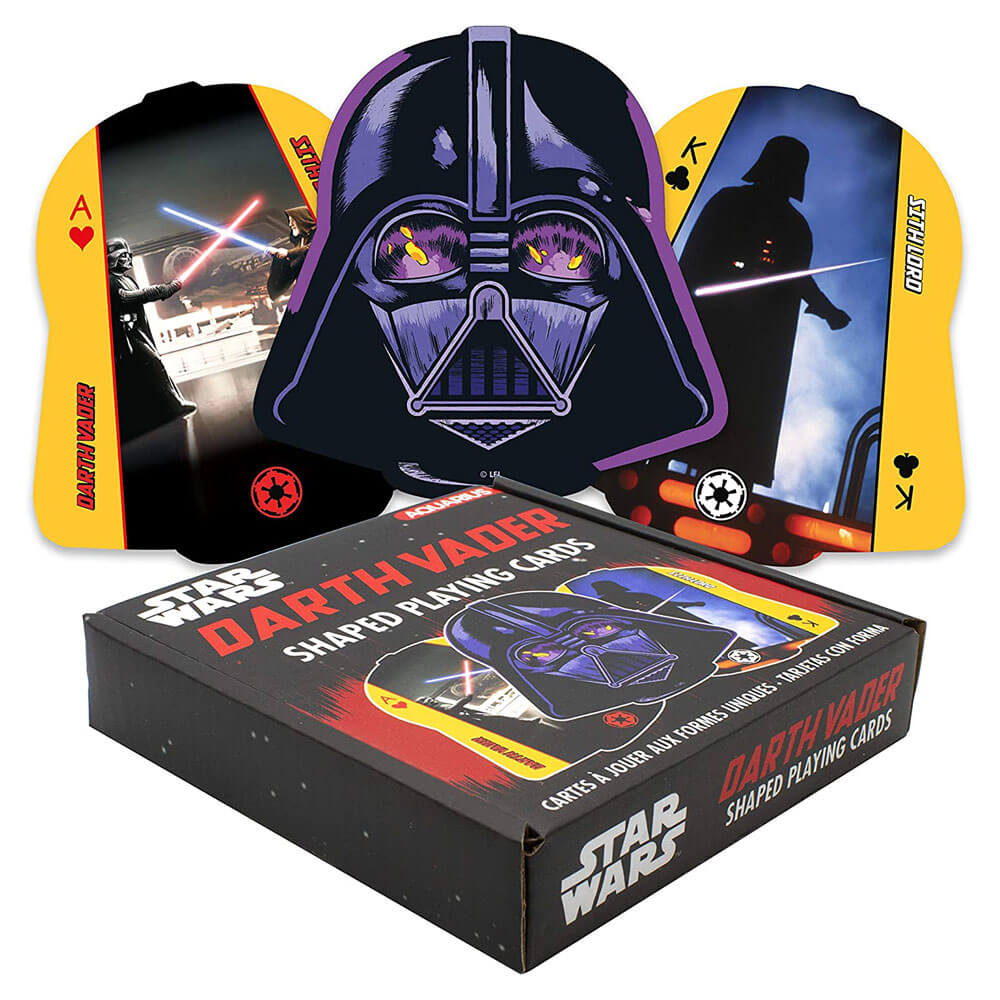 Cartes à jouer en forme de Star Wars Dark Vader