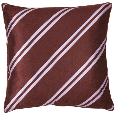 Coussin VT Wonen Diagonal Cushion Dark Red (50 x 50 cm)
